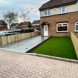 Grampian Pattern Pave Artificial Grass Installers Ellon