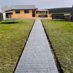 Grampian Pattern Pave Path Paving Installations Installations Aberdeen Aberdeenshire